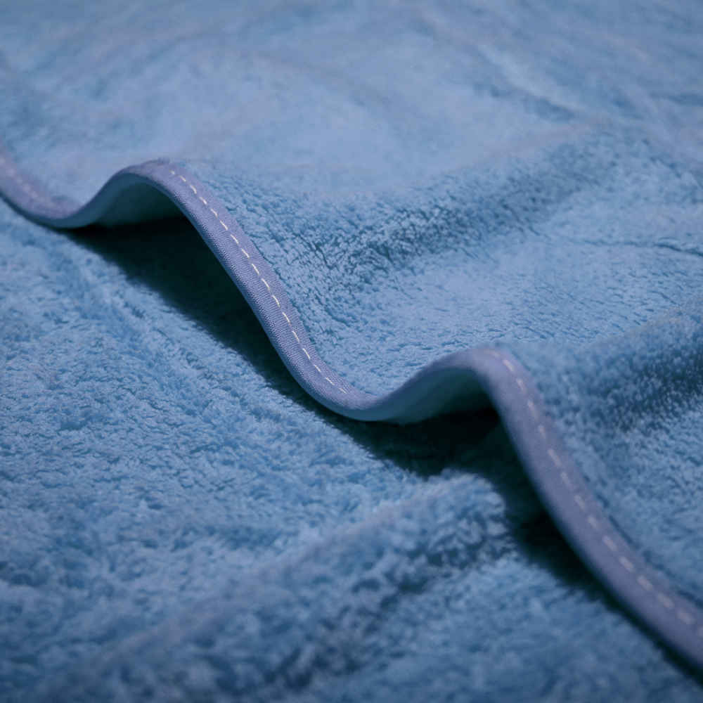 Burberry Embroidery Logo Blue Premium Towels - Set of 2-2