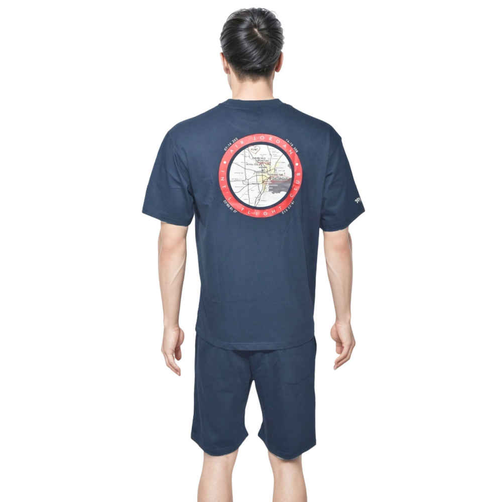 Two 18 Blue Premium Mens T-shirt & Shorts Combo-1