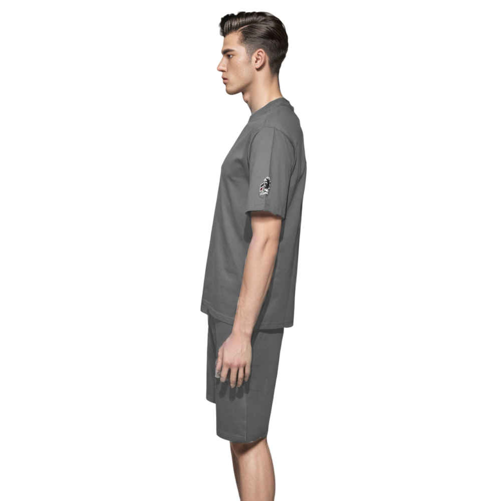Two 18 Grey Premium Mens T-shirt & Shorts Combo-2