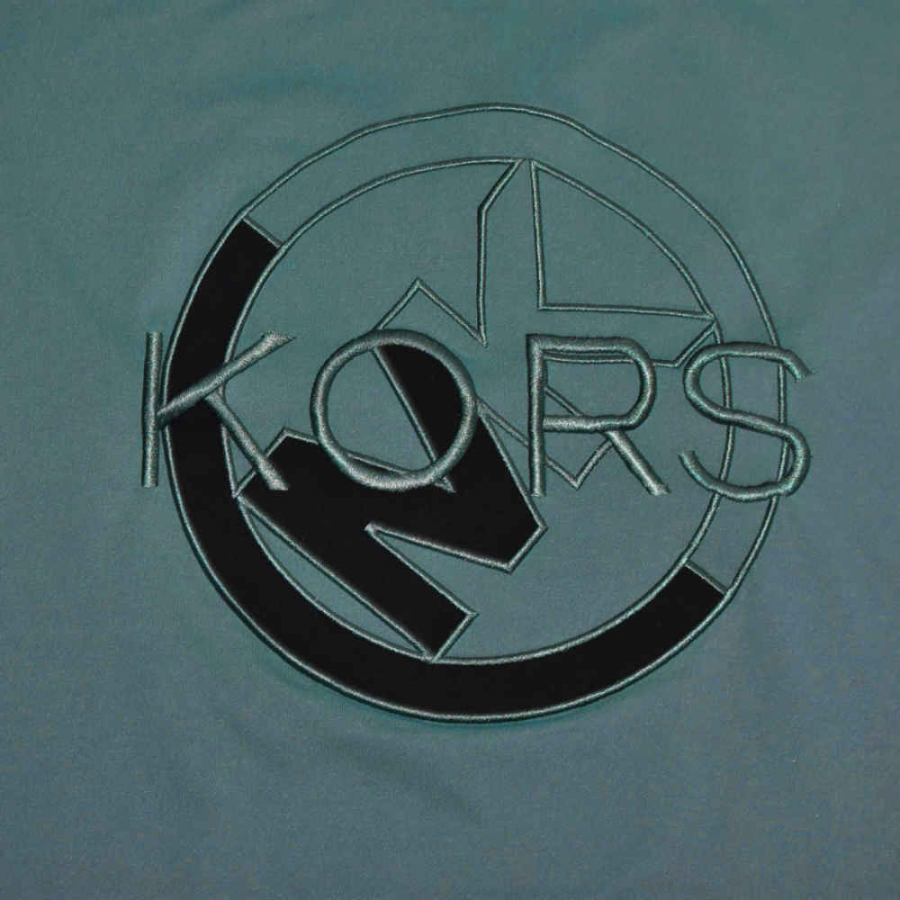 Michael Kors Embroidered Light Green Premium T-shirt & Shorts Combo-thumb-4