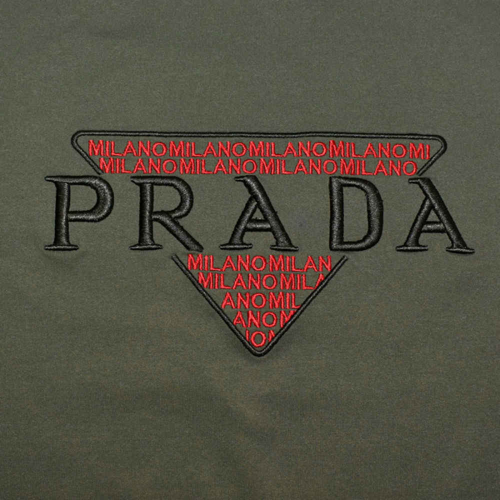 Prada Green Premium Quality Men's Half Sleeve T-shirt & Shorts-thumb-4