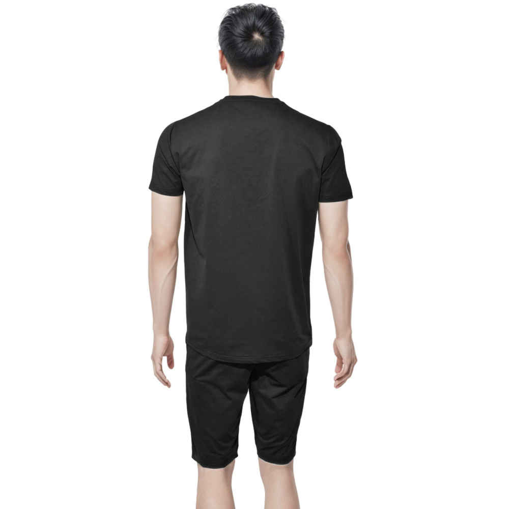Prada Embroidered Black Premium T-shirt & Shorts Combo-thumb-1