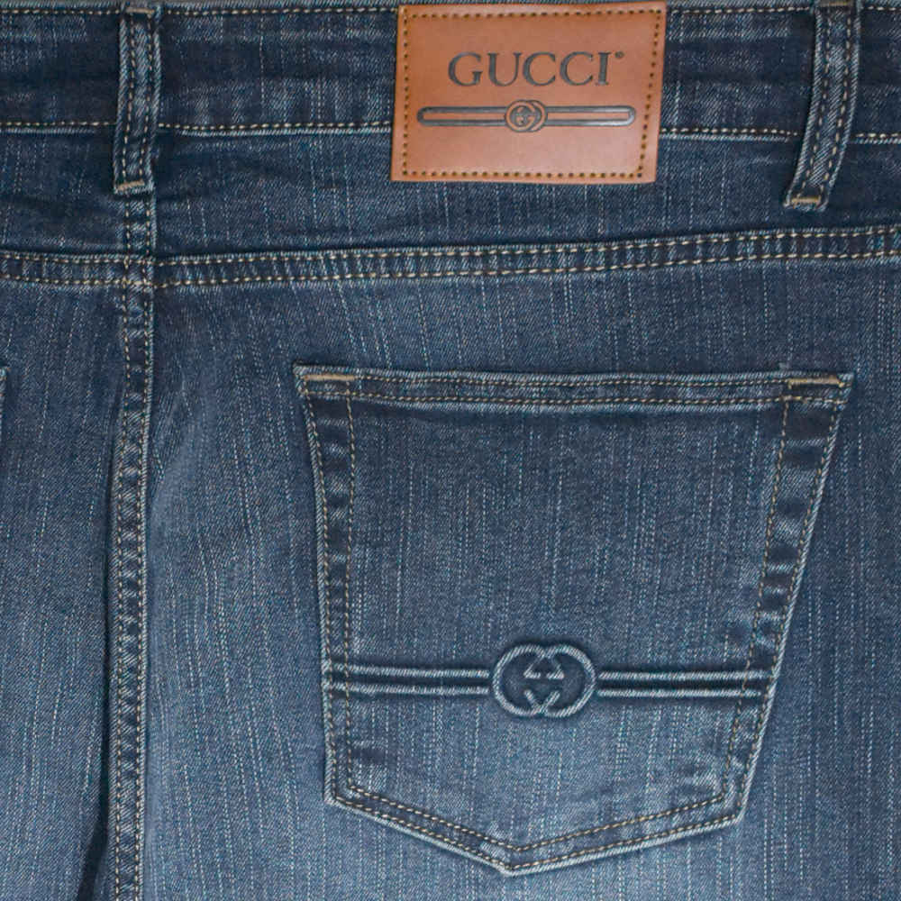 Gucci Blue Premium Quality Denim Jeans-3