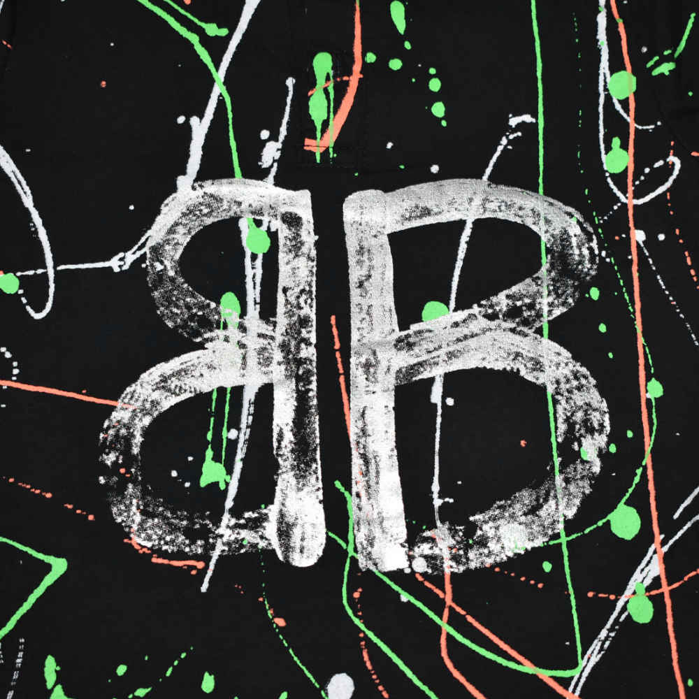 Balenciaga Black Premium Quality Kids Co-ord Set-thumb-3