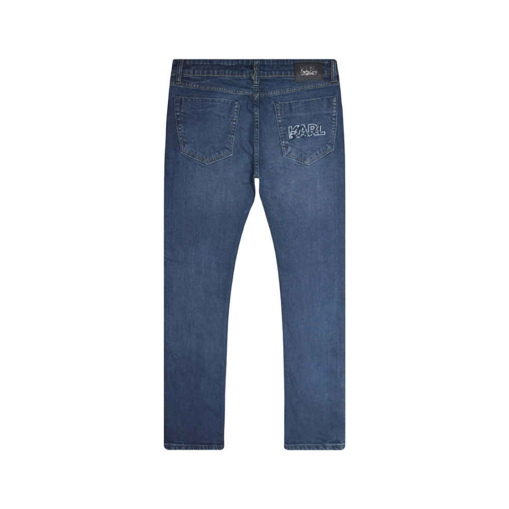 Karl Lagerfeld Blue Premium Quality Jeans-5