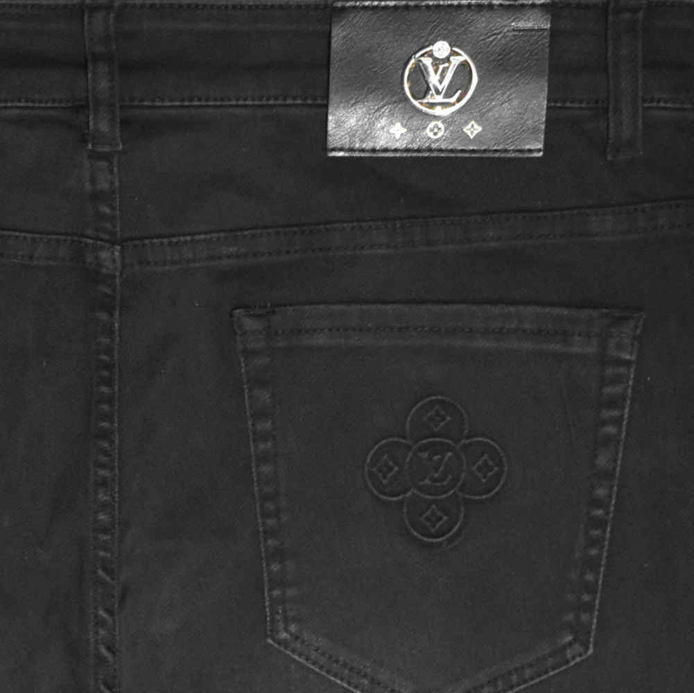 Louis Vuitton Black Premium Quality Jeans-thumb-3
