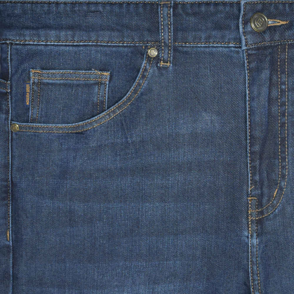 Louis Vuitton Blue Premium Quality Jeans-thumb-2