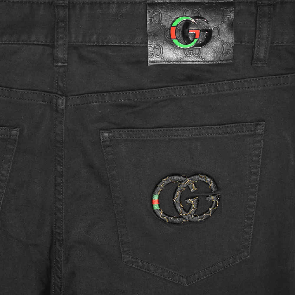 Gucci Black Premium Quality Denim Jeans-thumb-3