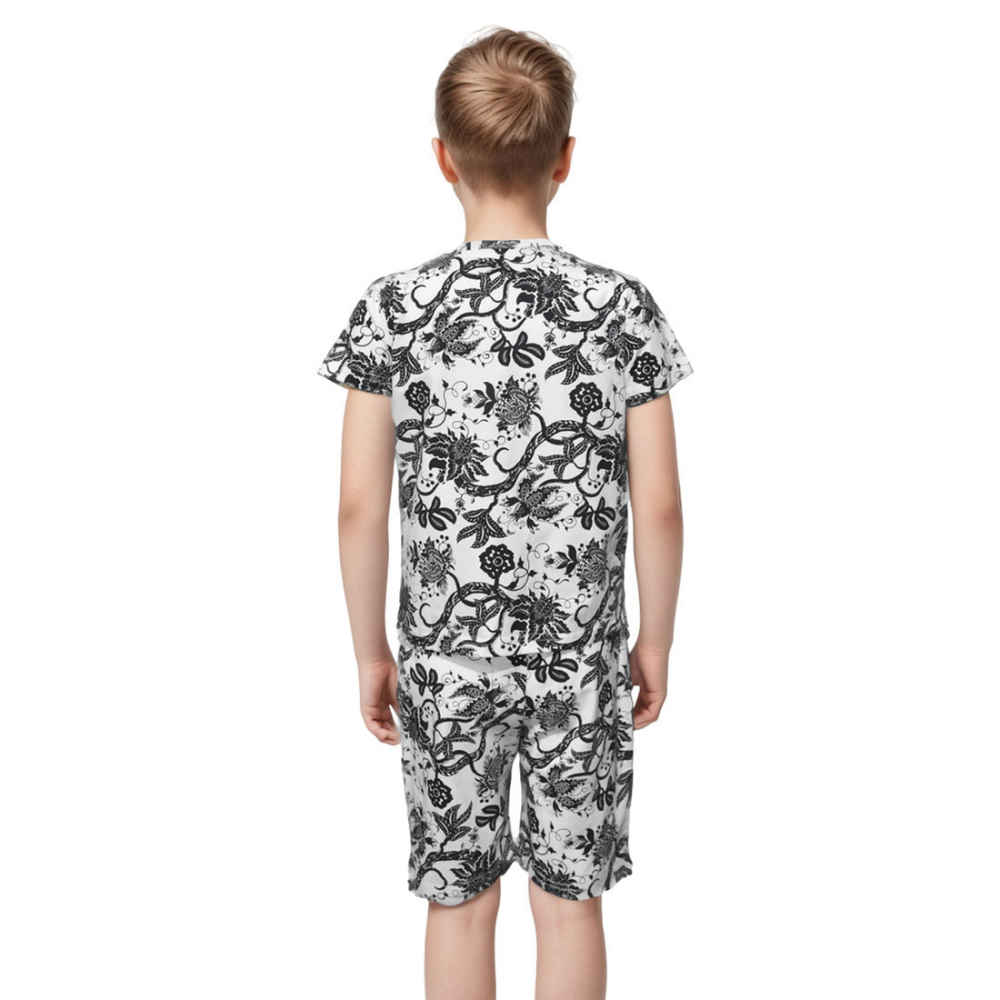 Christian Dior Floral Print Premium Kids Co-ord Set-1