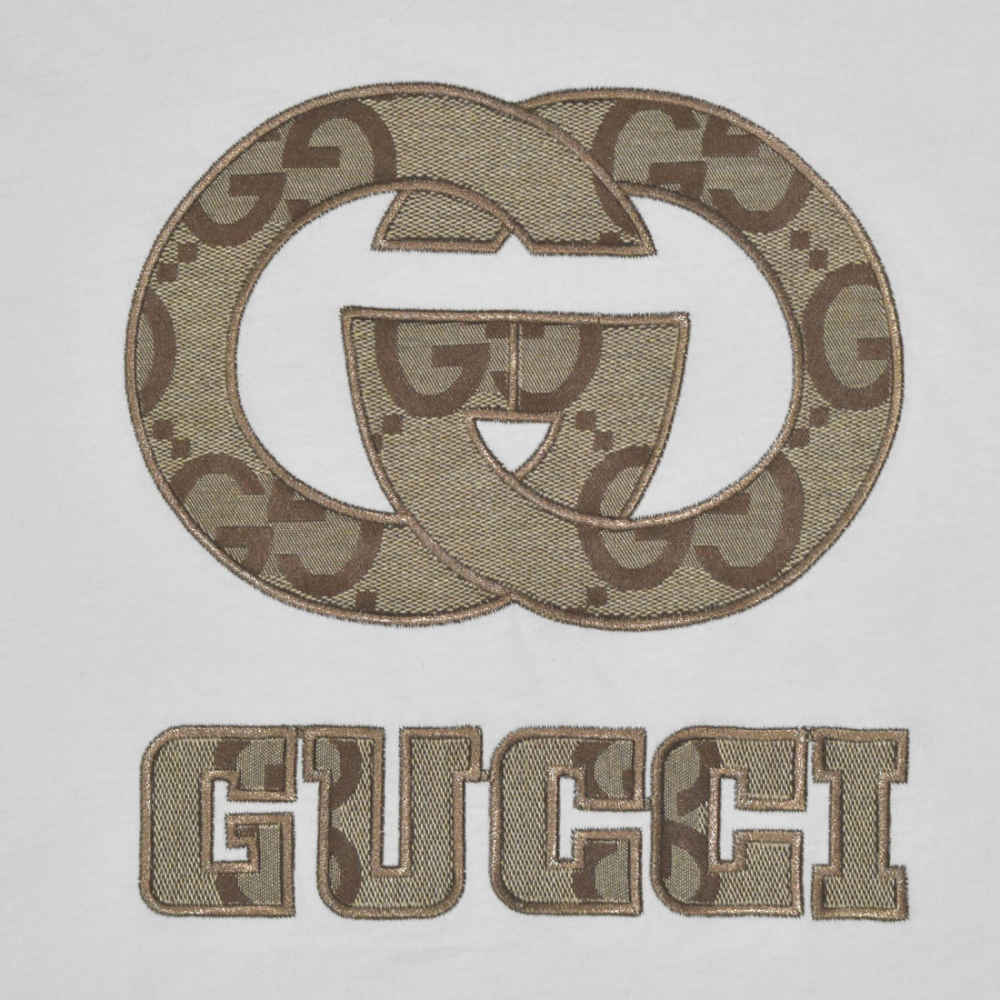 Gucci Printed White & Blue Premium Kids Co-ord Set-thumb-3