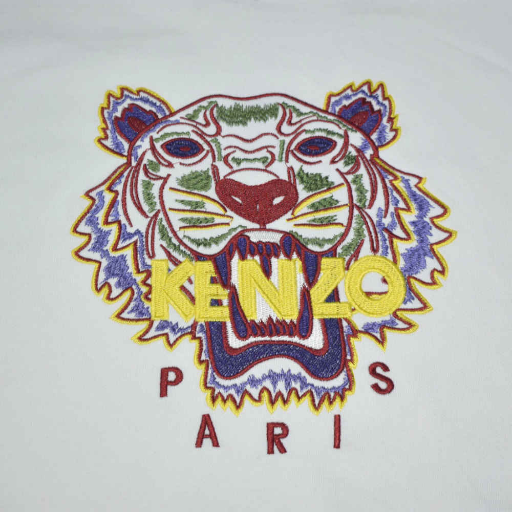 KENZO Tiger Emroidered White Premium Kids Co-ord Set-3