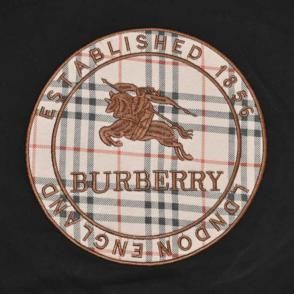 Burberry Embroidered logo Premium Quality Kids Co-Ord Set-3