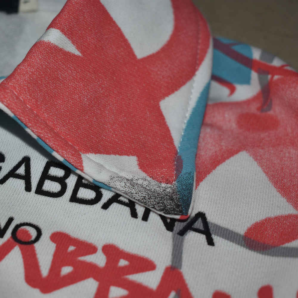 Dolce & Gabbana White Graffiti Printed Kids Co-ord Set-thumb-4