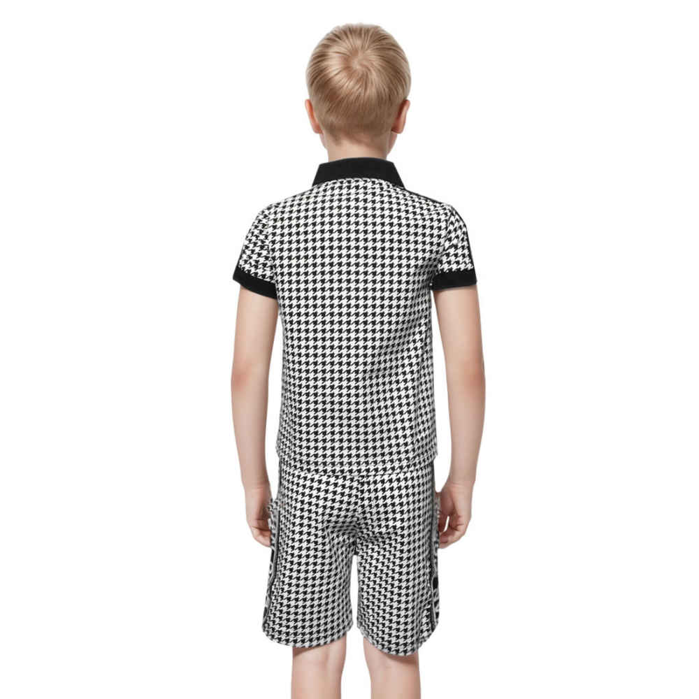 Dior Embroidered logo White Kids Co-ord Set-1
