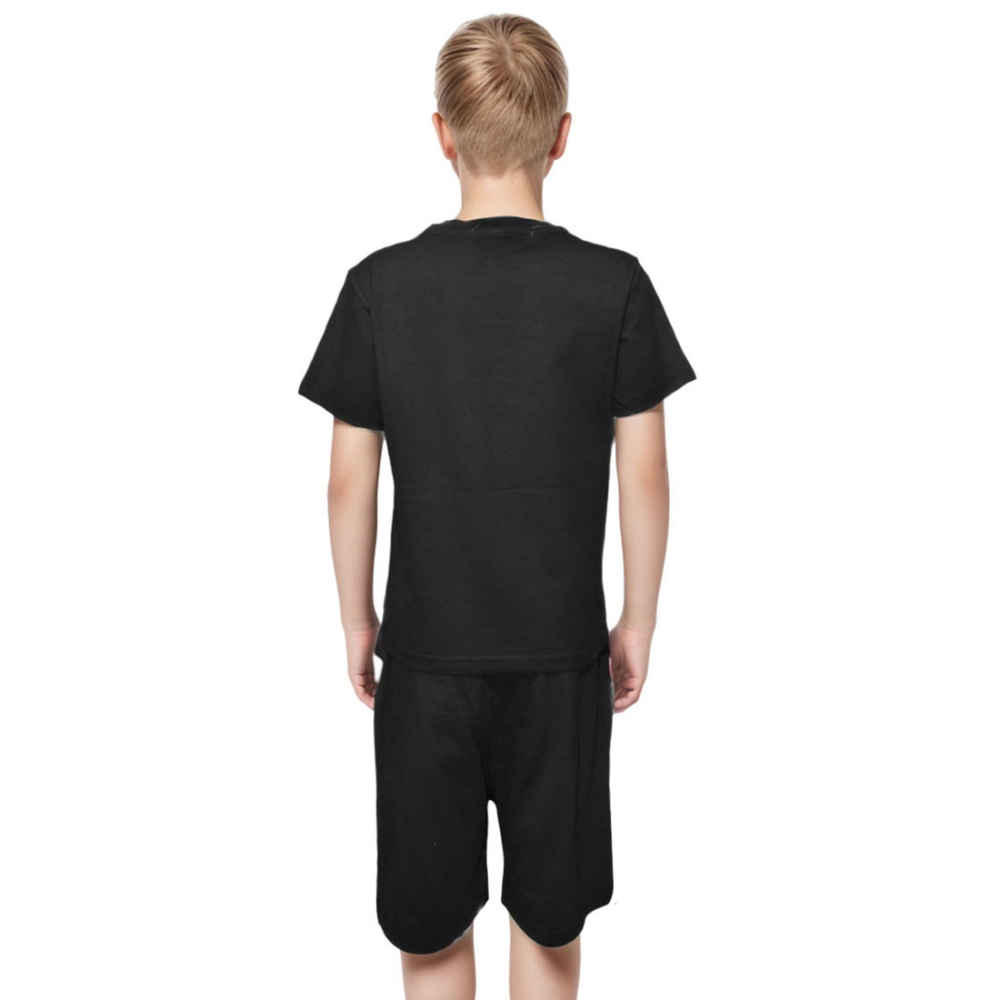 Burberry Black Teddy-bear Print Premium Kids Co-ord Set-1