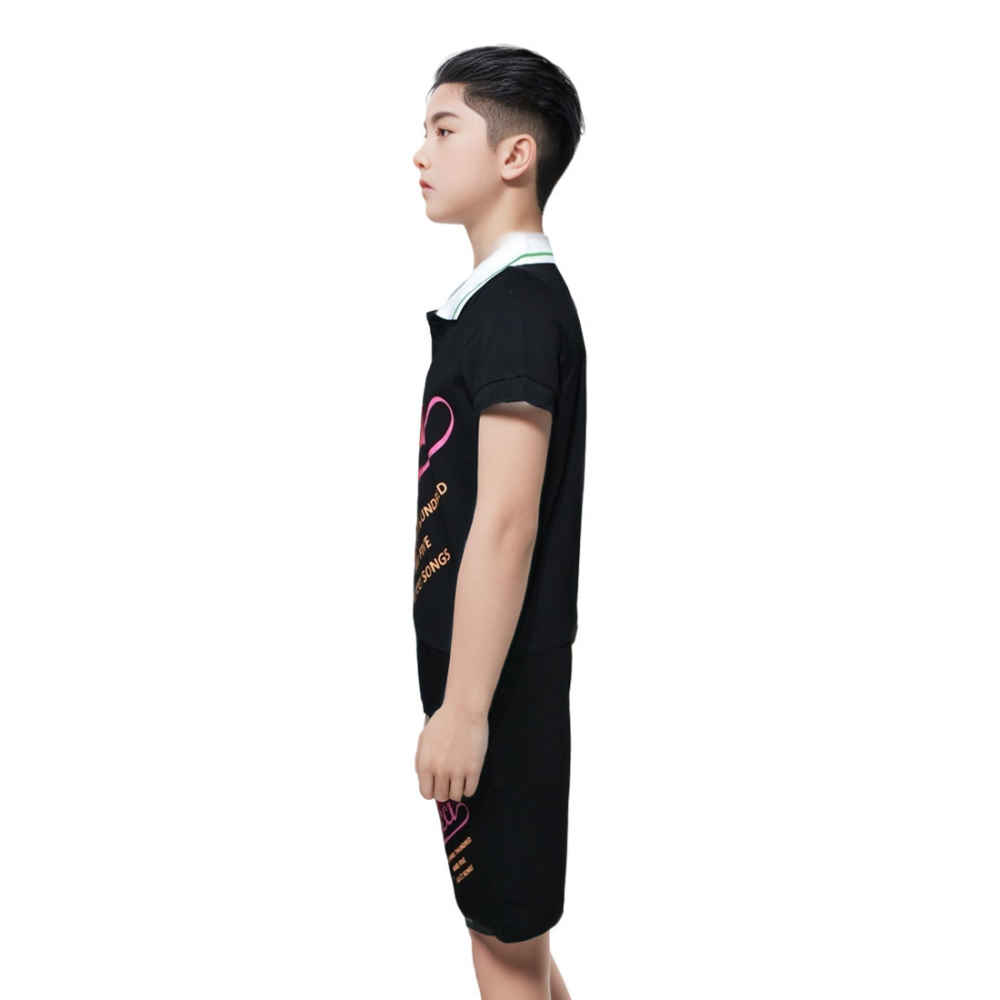 Gucci Black Pineapple Printed Premium Kids Co-ord Set-thumb-2