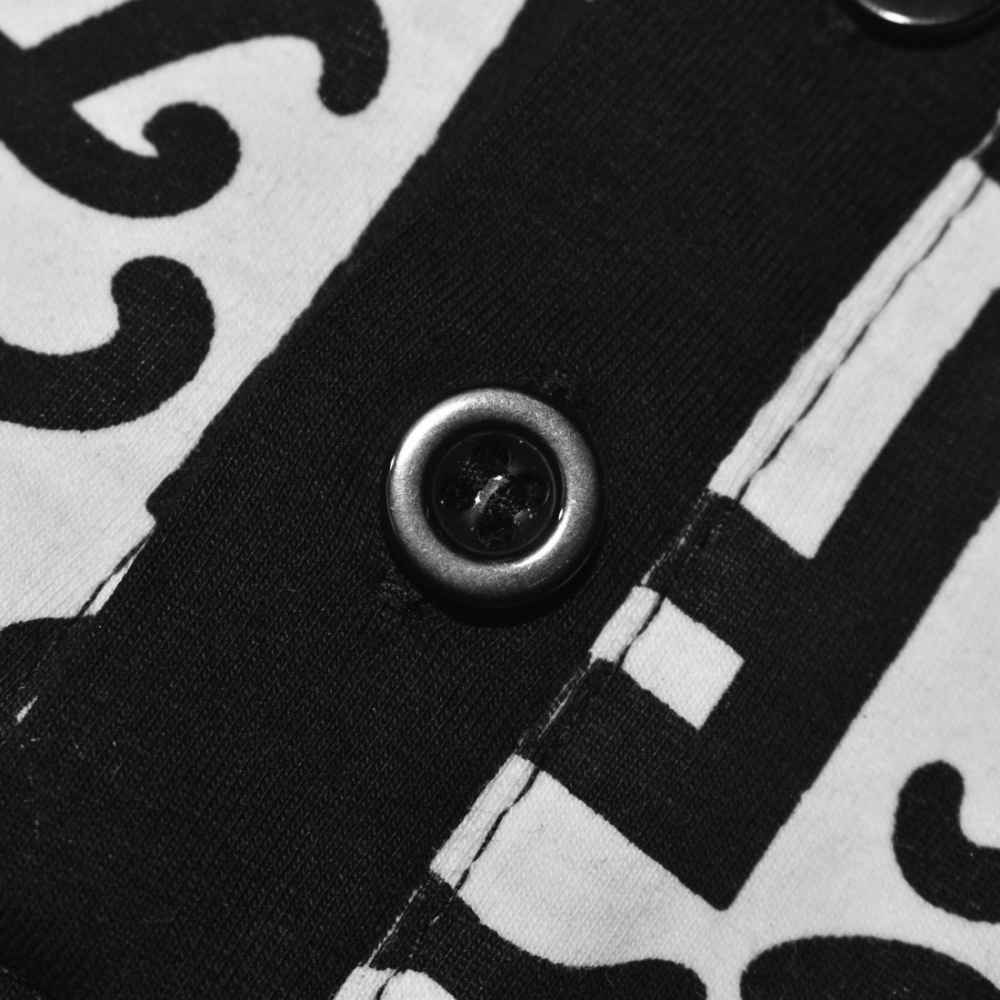 Fendi logo Printed Black & White Kids Co-ord Set-3