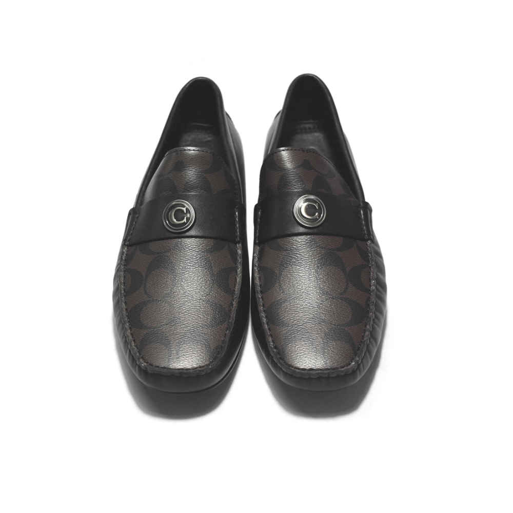 Coach Brown Premium Quality Loafers-thumb-3
