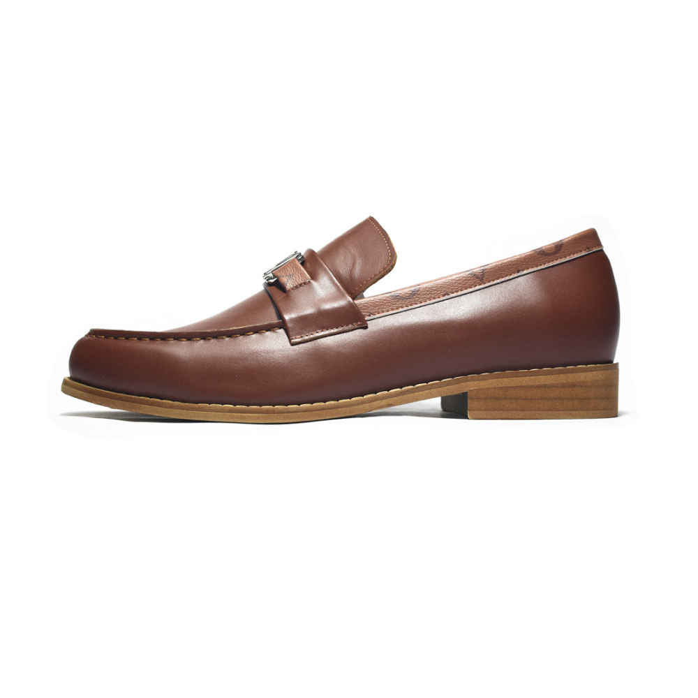 Louis Vuitton Brown Premium Quality Loafers-thumb-1