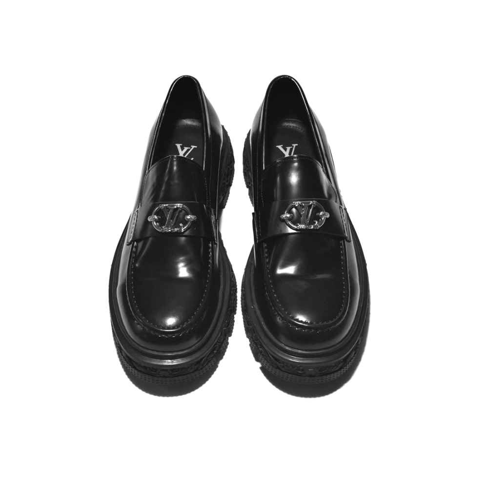 Louis Vuitton Baroque Black Loafers-3