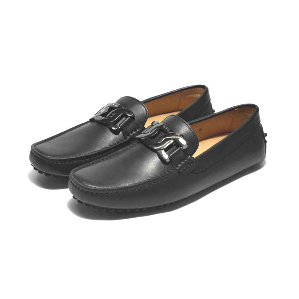 TOD'S Black Premium Quality Loafers-thumb-0