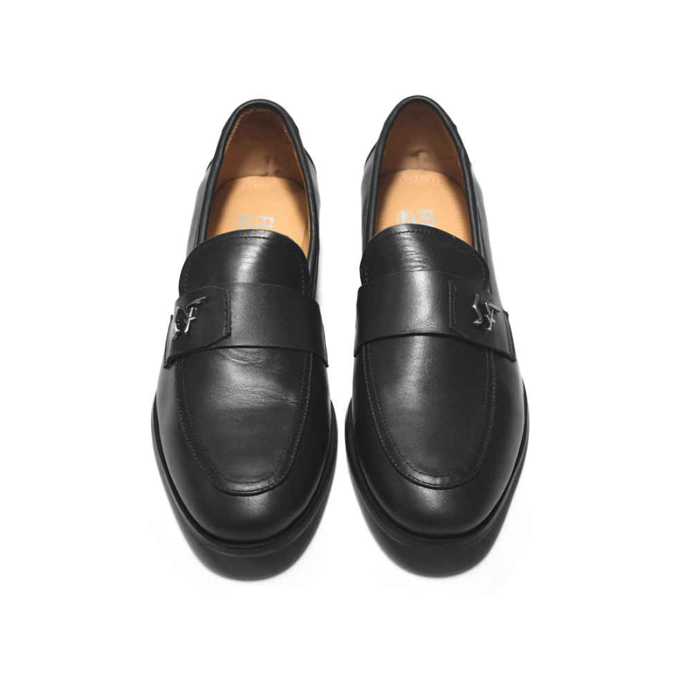Salvatore Ferragamo Black Premium Quality Loafers-3