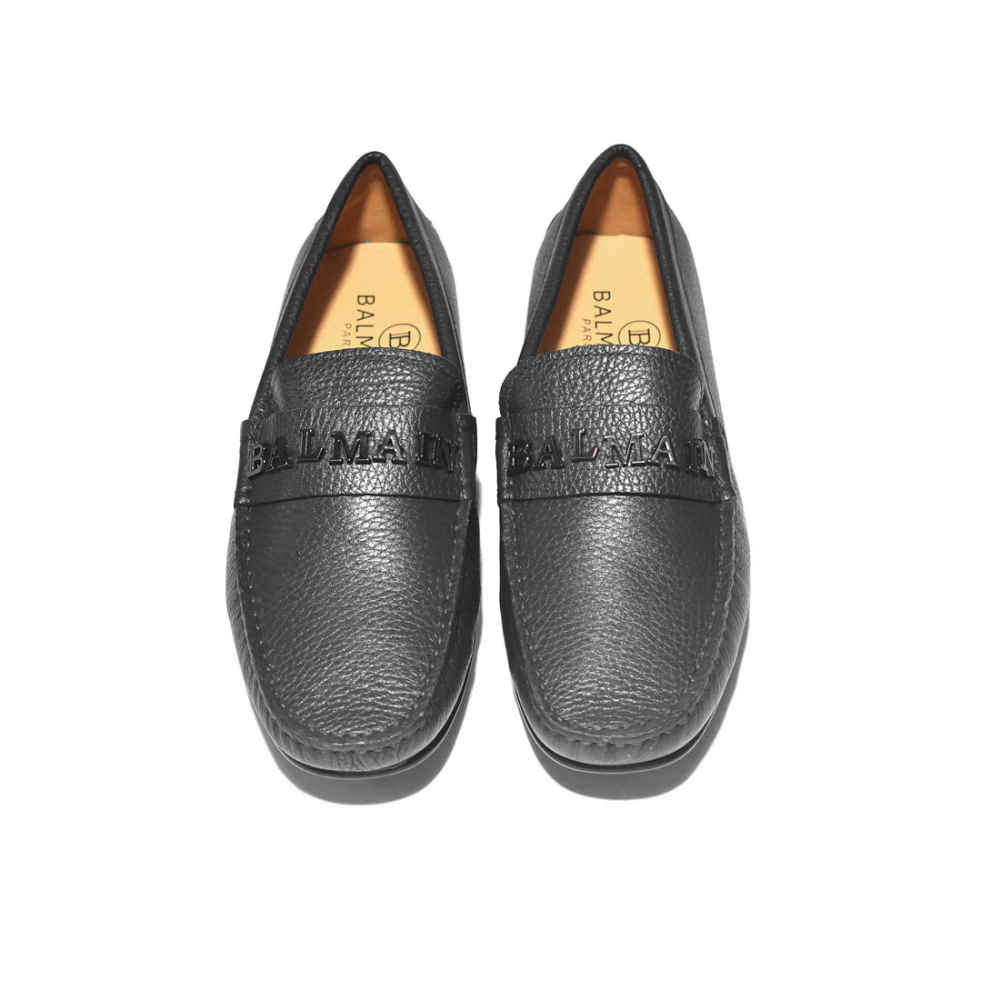Balmain Paris Black Premium Quality Loafers-thumb-3