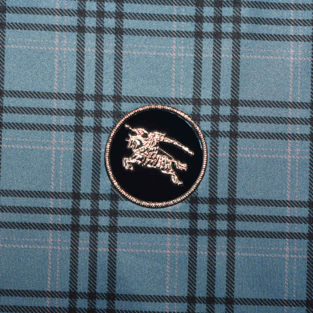 Burberry Blue Check Premium Quality T-shirt-3