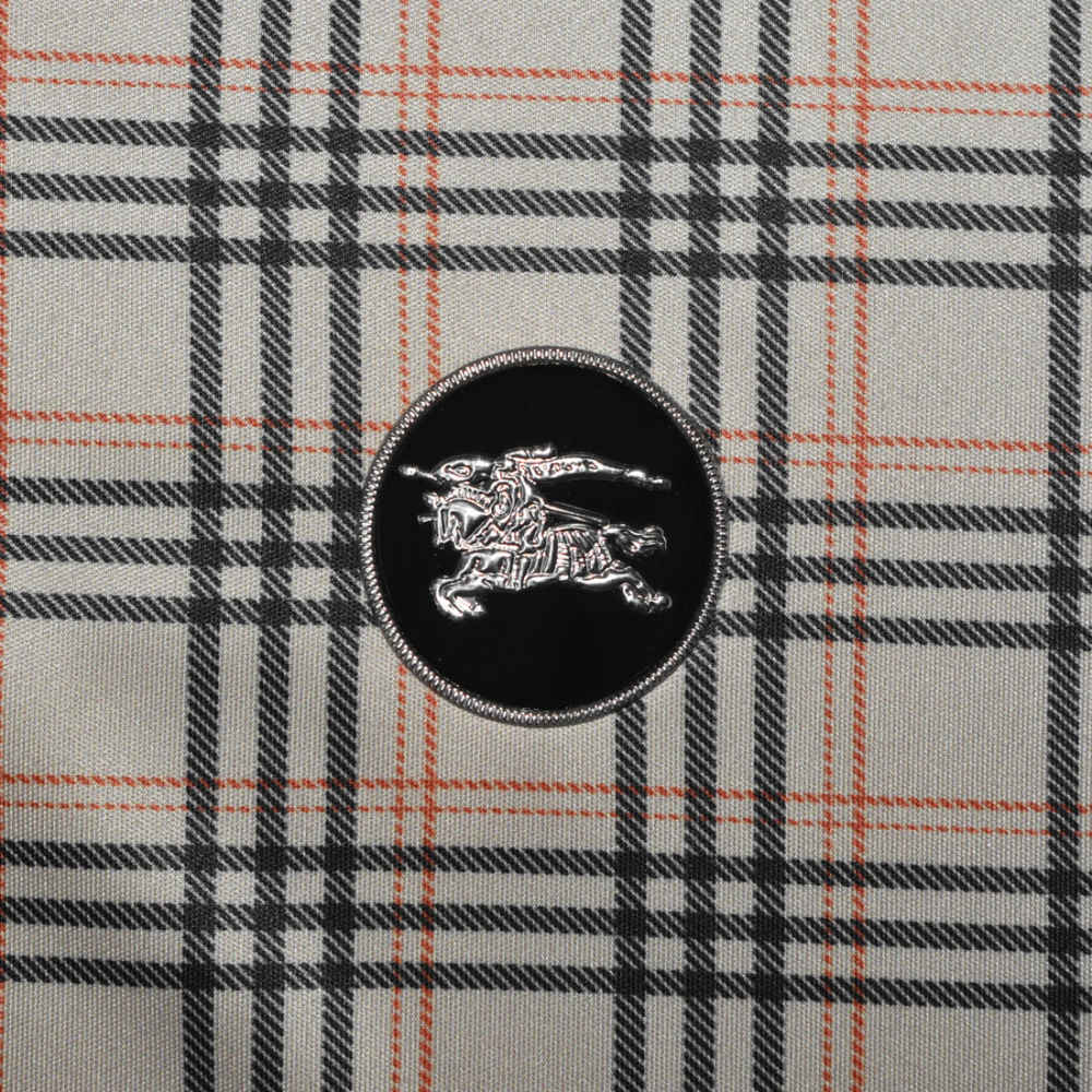 Burberry Brown Check Premium Quality T-shirt-3