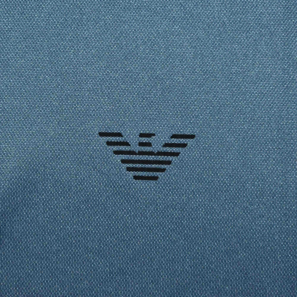 Giorgio Armani Embroidered Blue Premium T-shirt-3