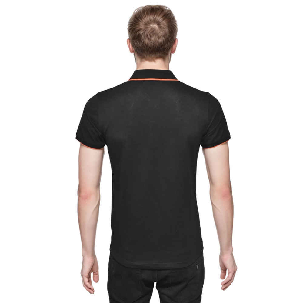 Hermes Black Premium Quality Half Sleeve Polo T-shirt-1