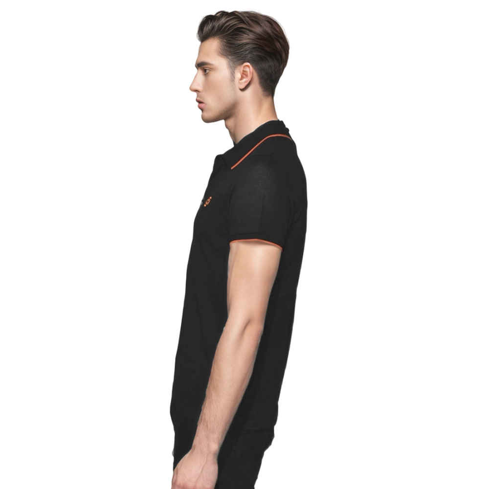 Hermes Black Premium Quality Half Sleeve Polo T-shirt-2