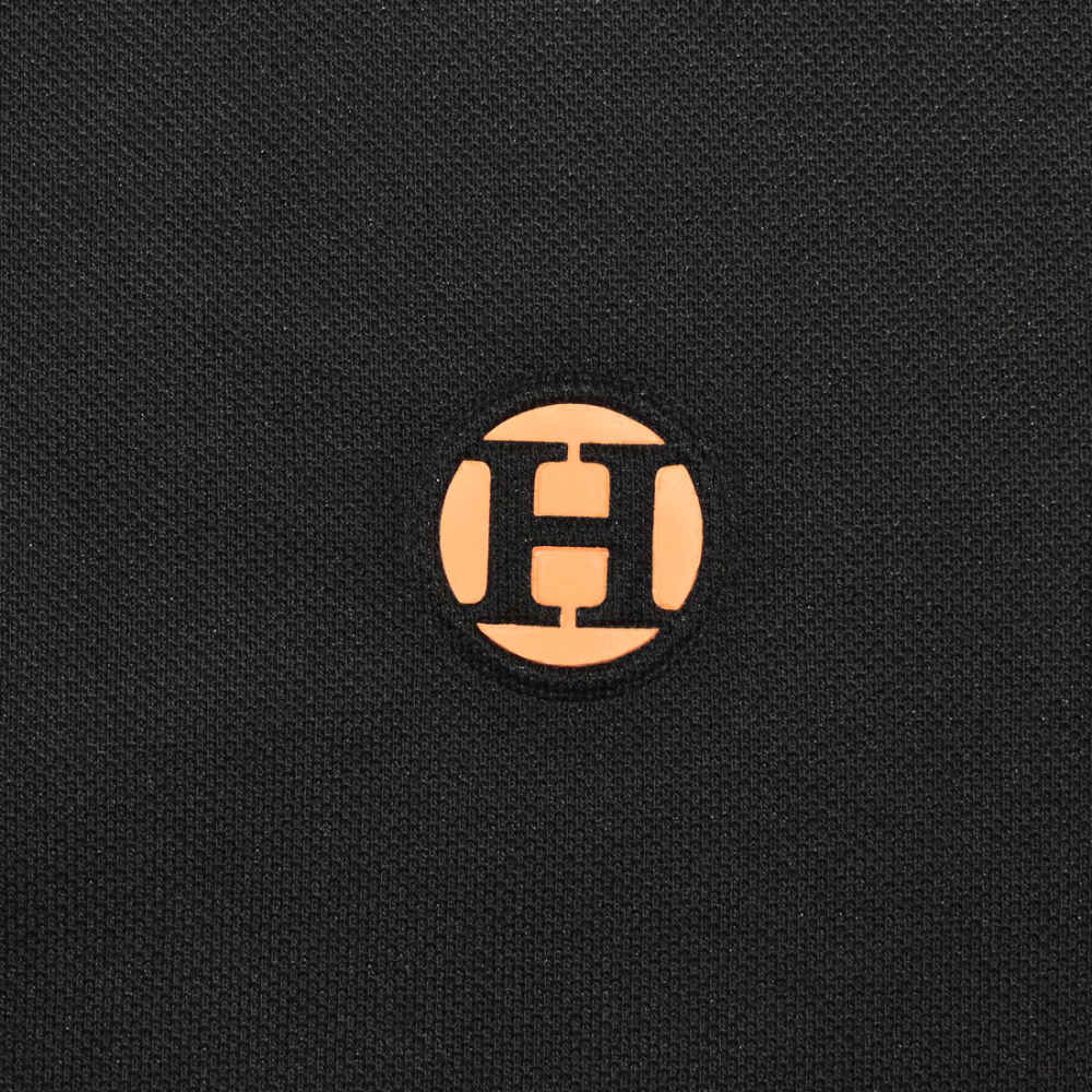 Hermes Black Premium Quality Half Sleeve Polo T-shirt-3