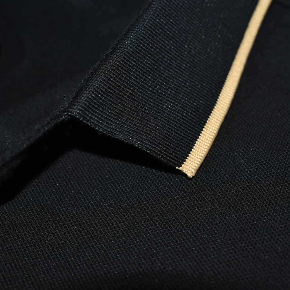 Burberry TB Embroidered Black Premium Polo T-shirt-4