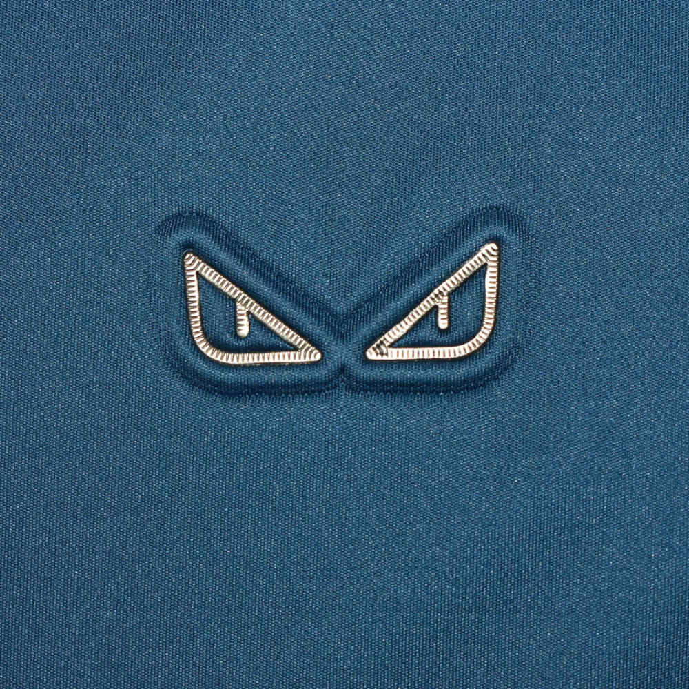 Fendi Light Blue Premium Quality Polo Tees-thumb-3