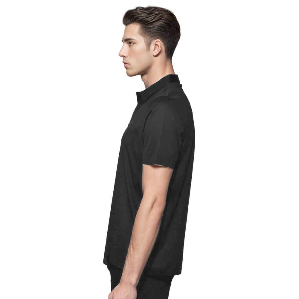 Fendi Black Premium Quality Polo Tees-2