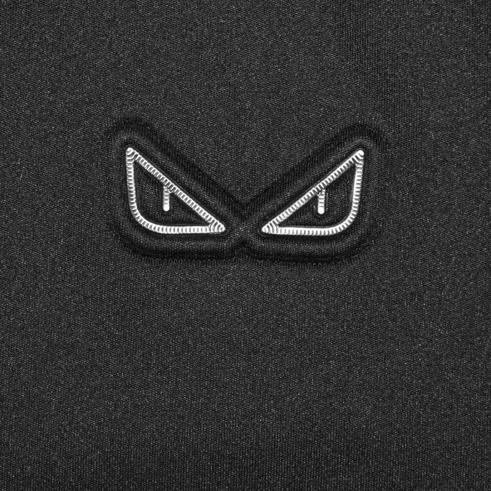 Fendi Black Premium Quality Polo Tees-3