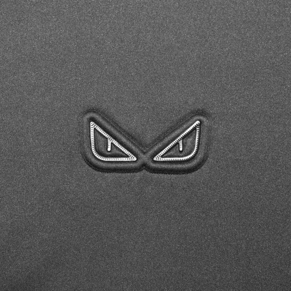 Fendi Dark Grey Premium Quality Polo Tees-3