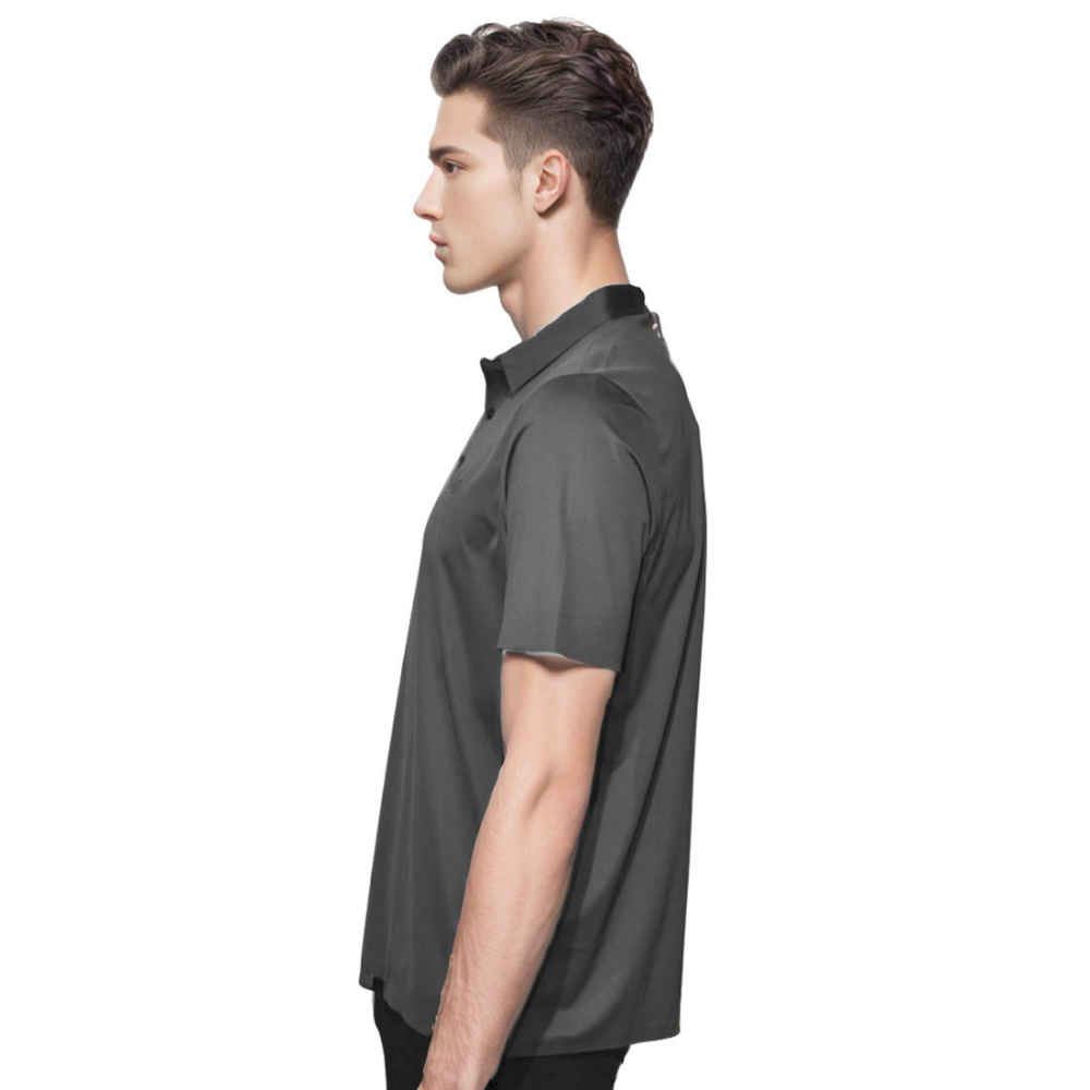 Fendi Dark Grey Premium Quality Polo Tees-2