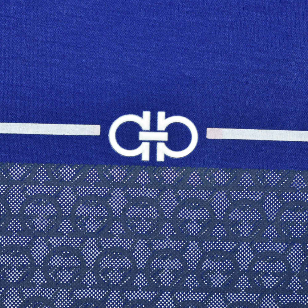 Salvatore Ferragamo Blue Premium Luxury Polo T-shirt-thumb-3