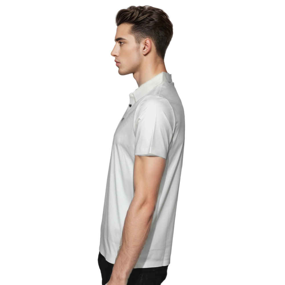 Giorgio Armani White Premium Quality Polo Tees-2