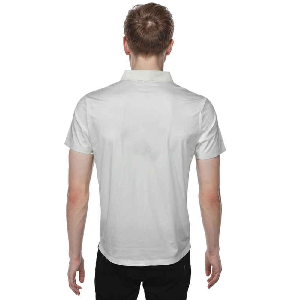 Giorgio Armani White Premium Quality Polo Tees-1