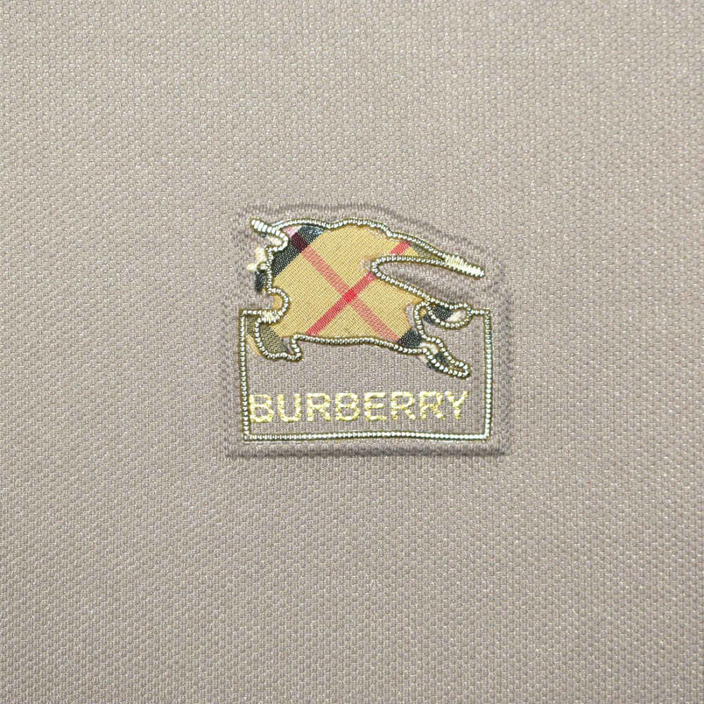 Burberry Brown Premium Quality Polo Tees-3