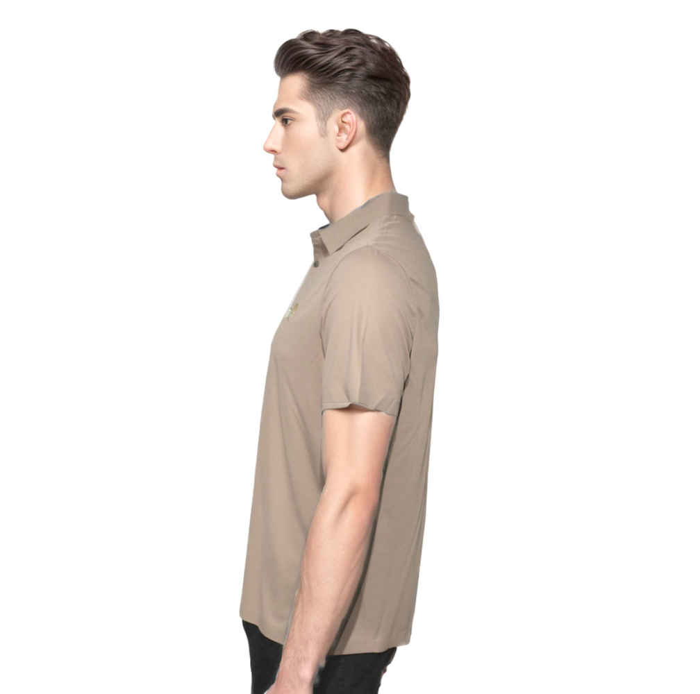 Burberry Brown Premium Quality Polo Tees-2