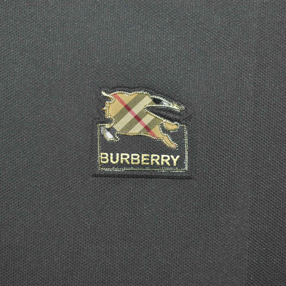 Burberry Grey Premium Quality Polo Tees-thumb-3