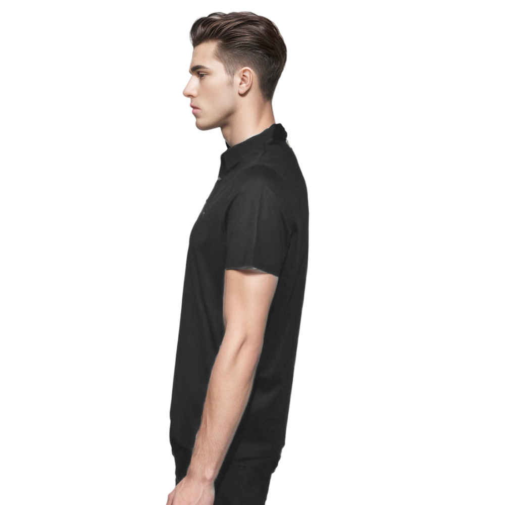 Burberry Black Premium Quality Polo Tees-2