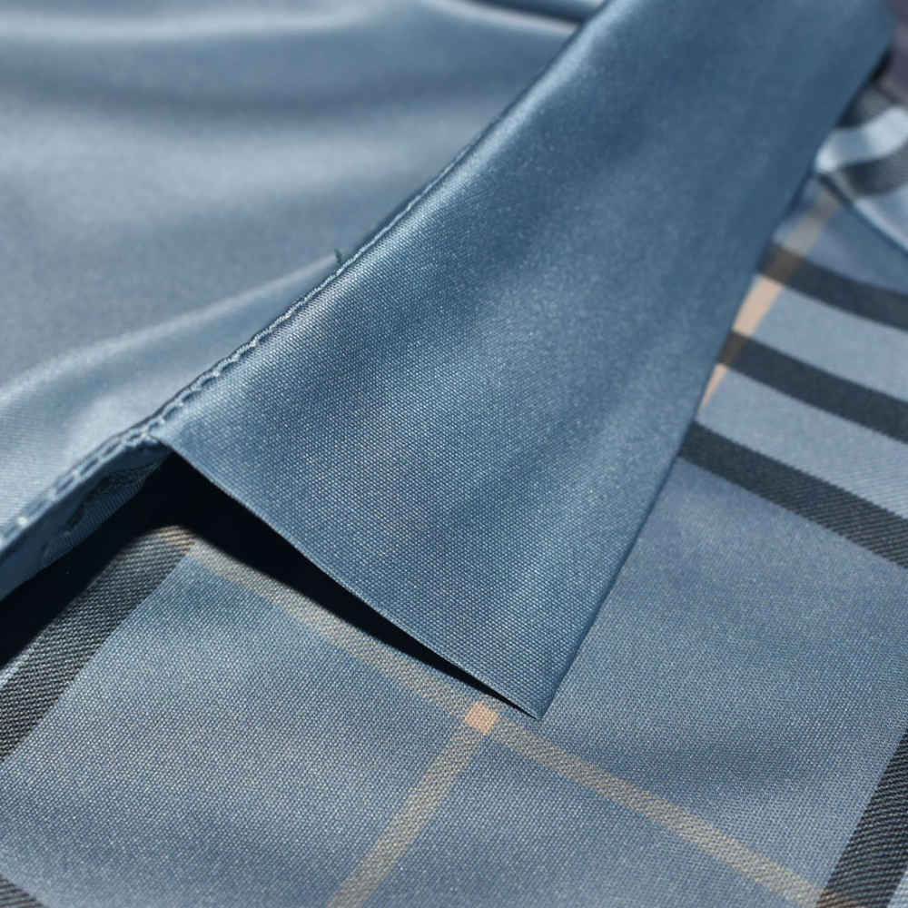 Burberry Blue Embroidered Logo Premium Polo T-shirt-thumb-4