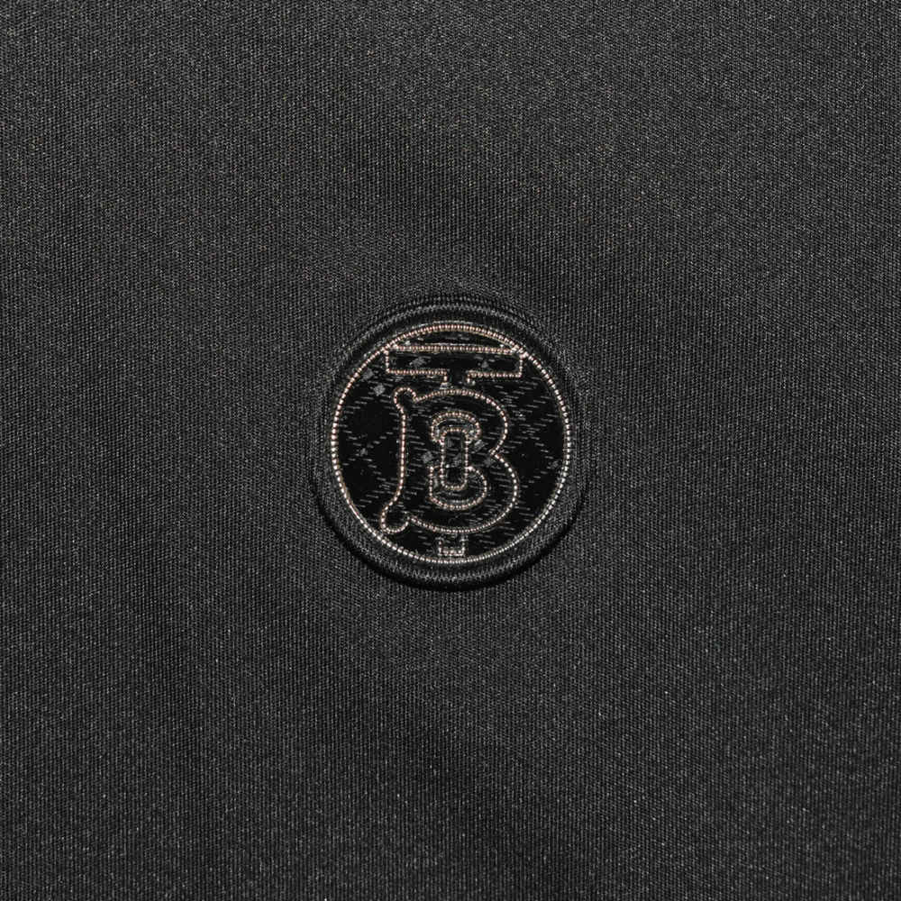 Burberry Black Premium Quality Polo Tees-3