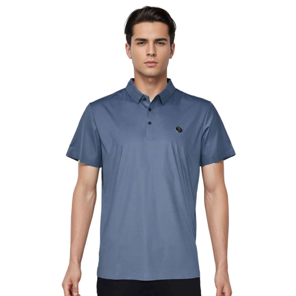 Burberry Light Blue Premium Quality Polo Tees-thumb-0