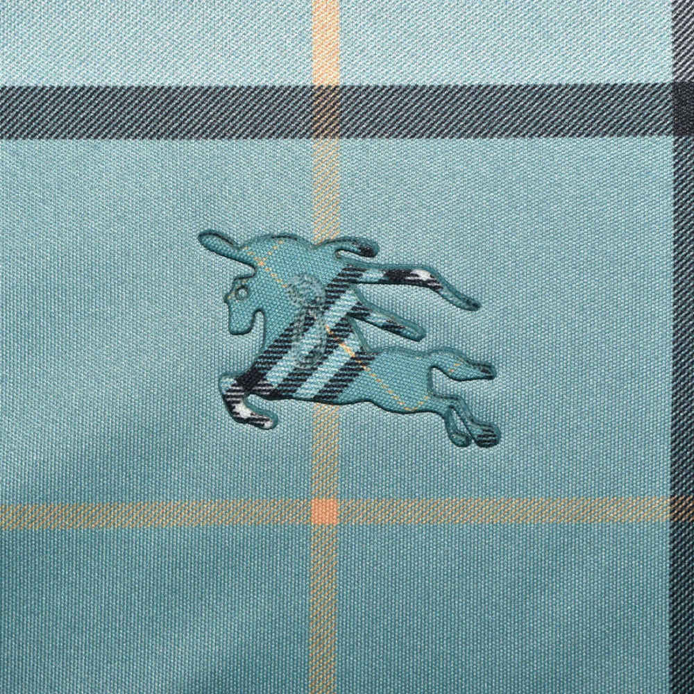 Burberry Green Embroidered Logo Premium Polo T-shirt-thumb-3